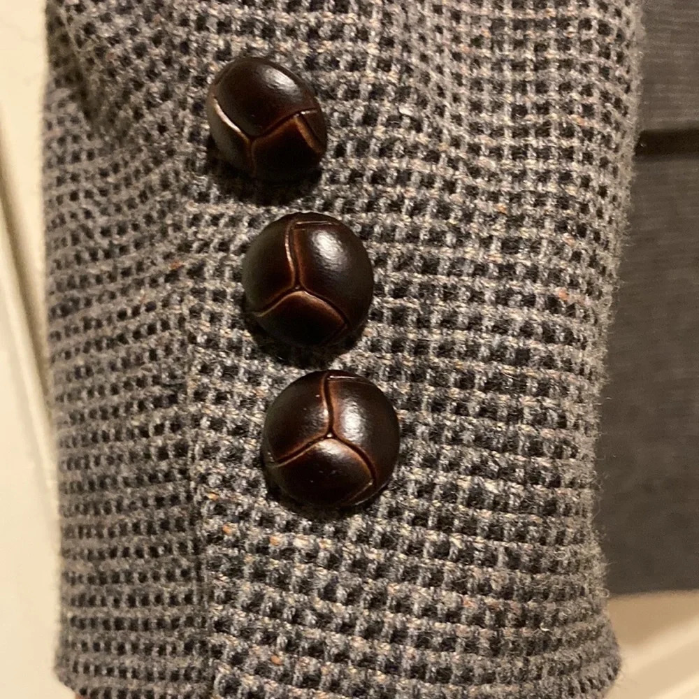 Pendleton Vintage Houndstooth Elbow Patch Men’s W… - image 3